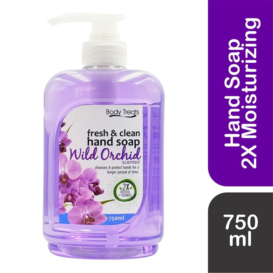 BODY TREATS Wild Orchid Hand Soap 750ml image