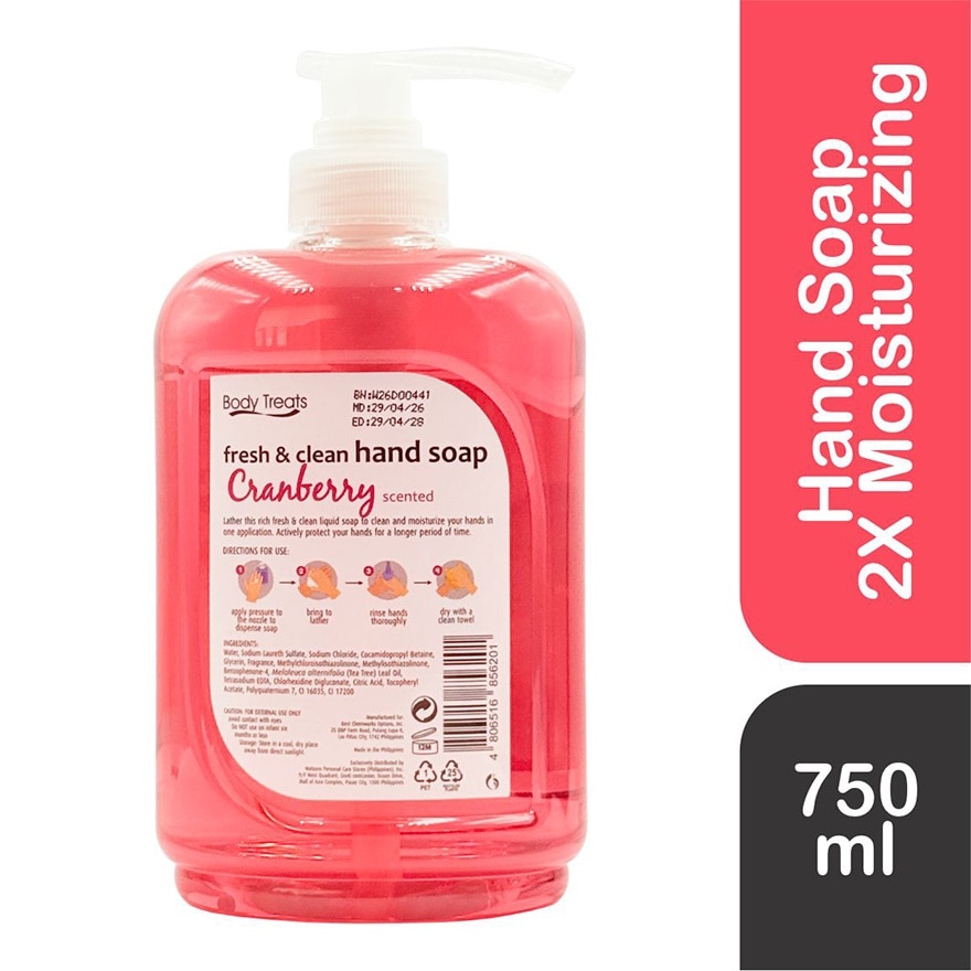 Cranberry Hand Soap 750ml image