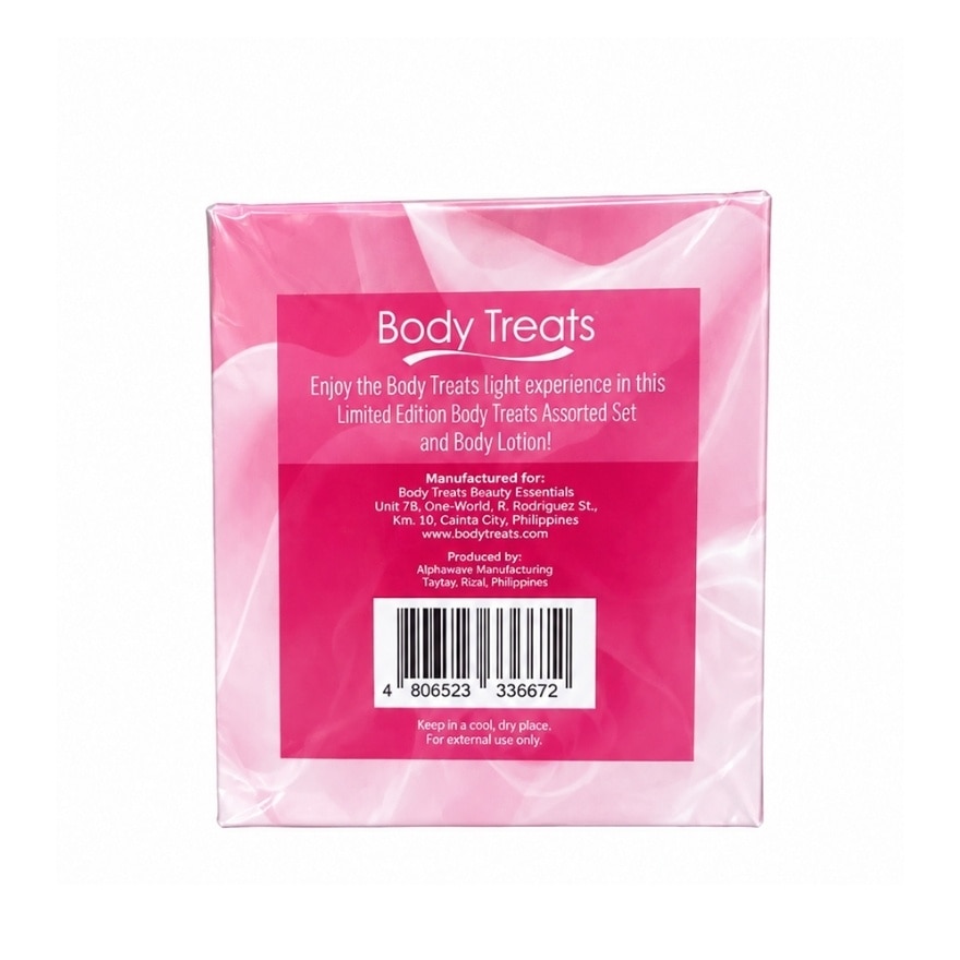 BODY TREATS Strawberry Sweet Glow Lotion Mist Gift Set 75ml and 100ml image