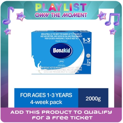 BONAKID - Stage 3 Powdered Milk Drink For Children 1 to 3 Years Old Bag in Box 2kg (400g x 5)