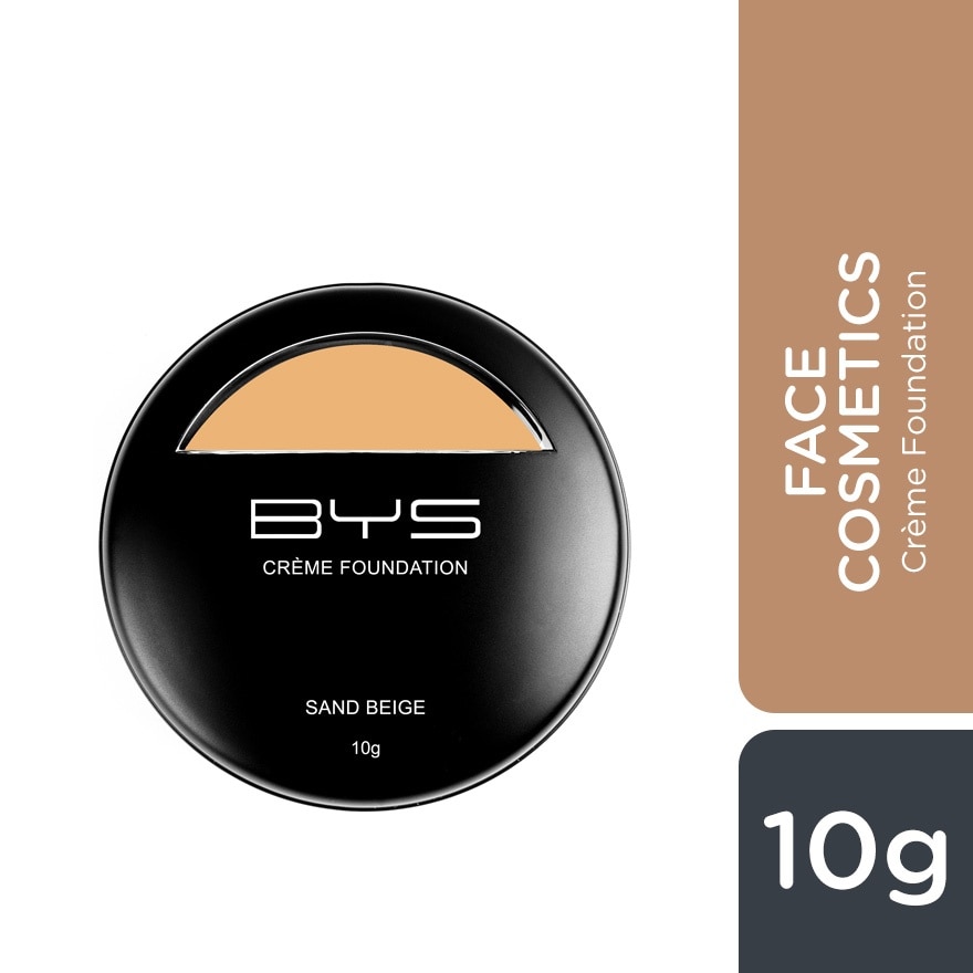 Foundation Cream W/Sponge - Sand Beige