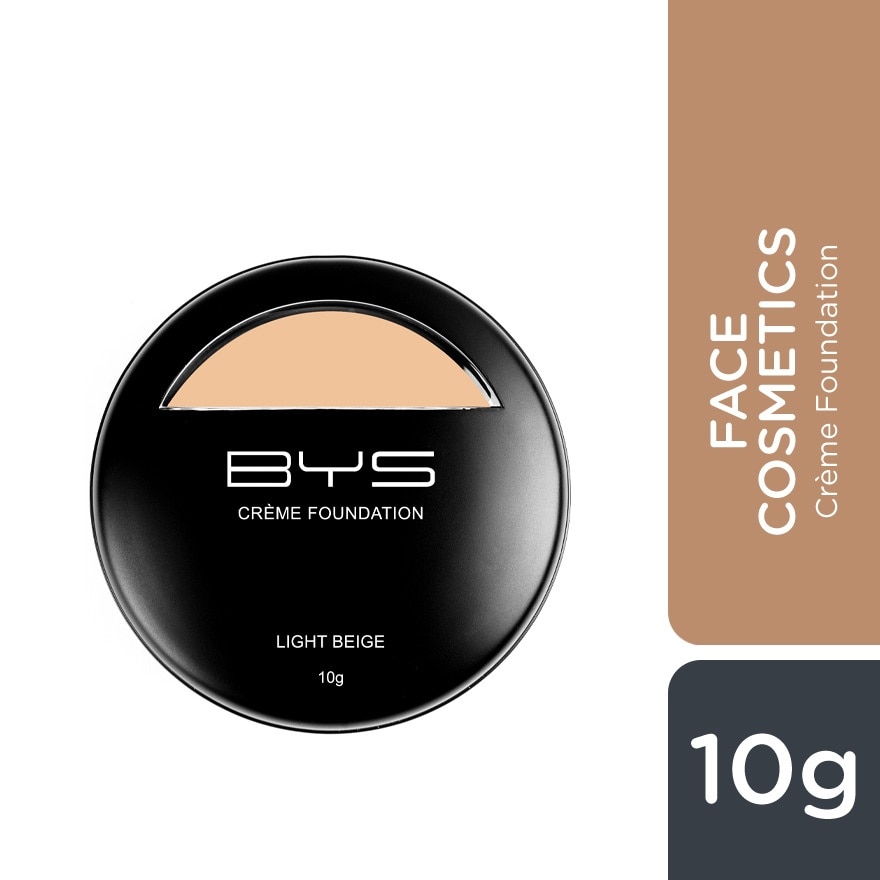 Foundation Cream W/Sponge - Light Beige