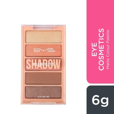 BYS Horizontal Eyeshadow Palette 5 Piece - Sun Kissed