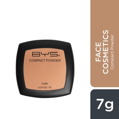 BYS BYS Compact Powder 2 Layer With Sponge Dark