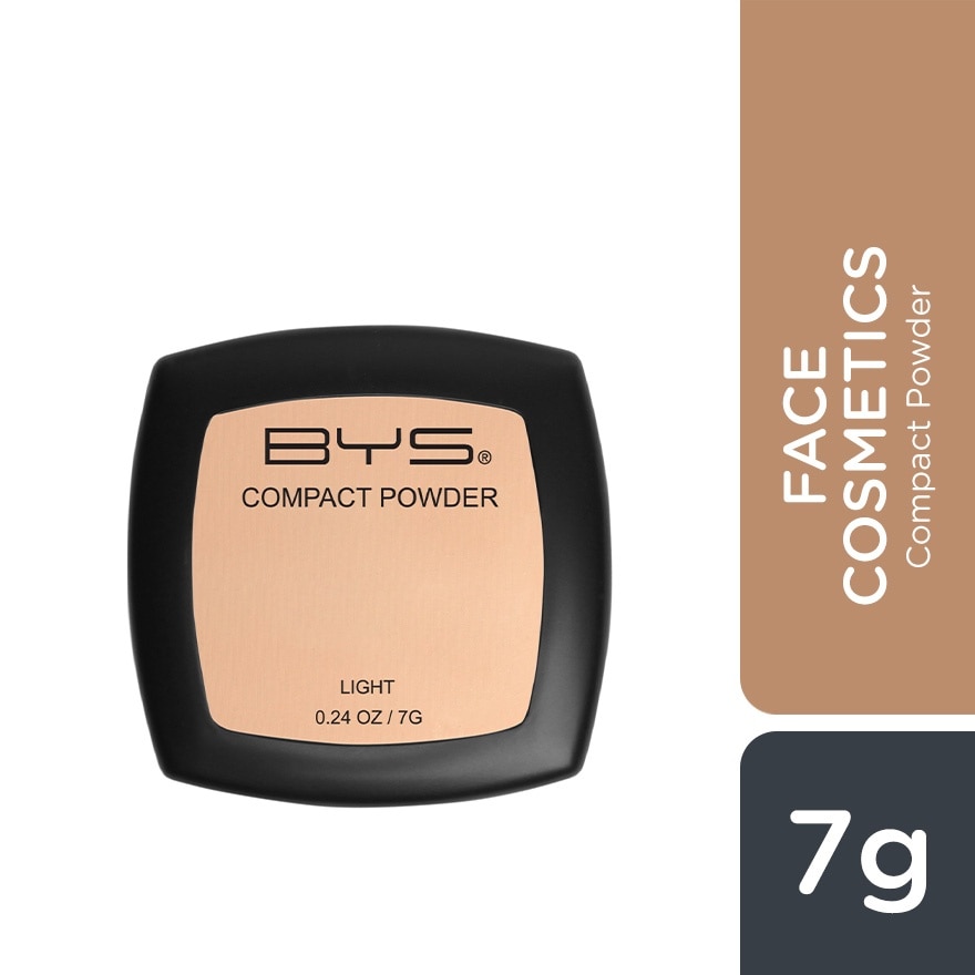 BYS Compact Powder 2 Layer With Sponge Light