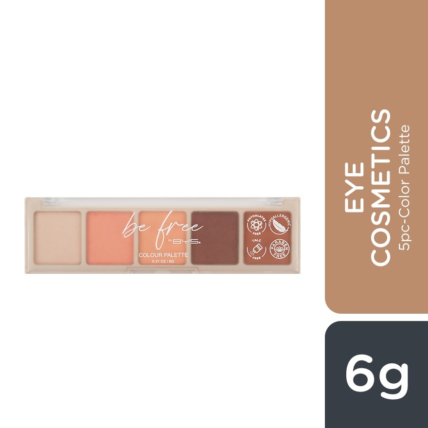BE FREE by BYS 5pc Palette Sunset