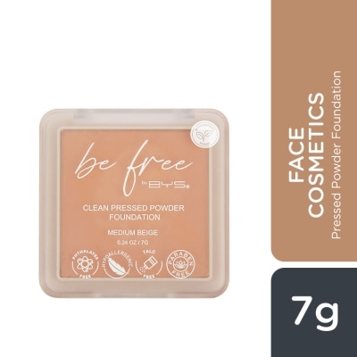 BYS BE FREE by BYS Pressed Powder Medium Beige 7G