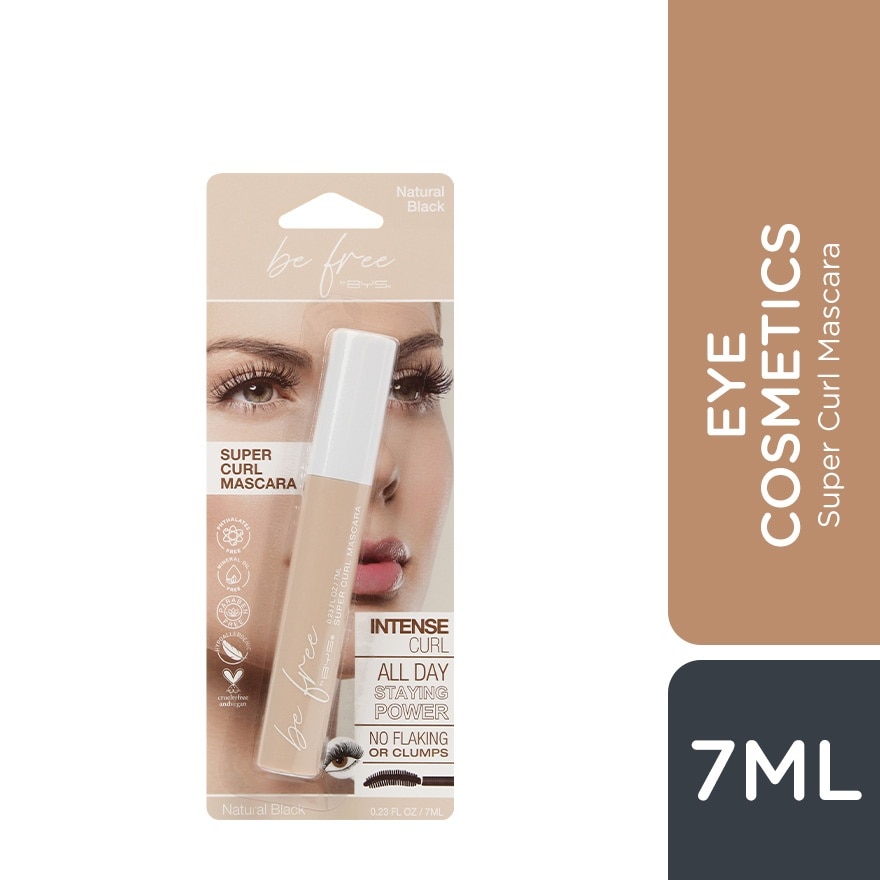 BYS BE FREE Super Curl Mascara Natural Black