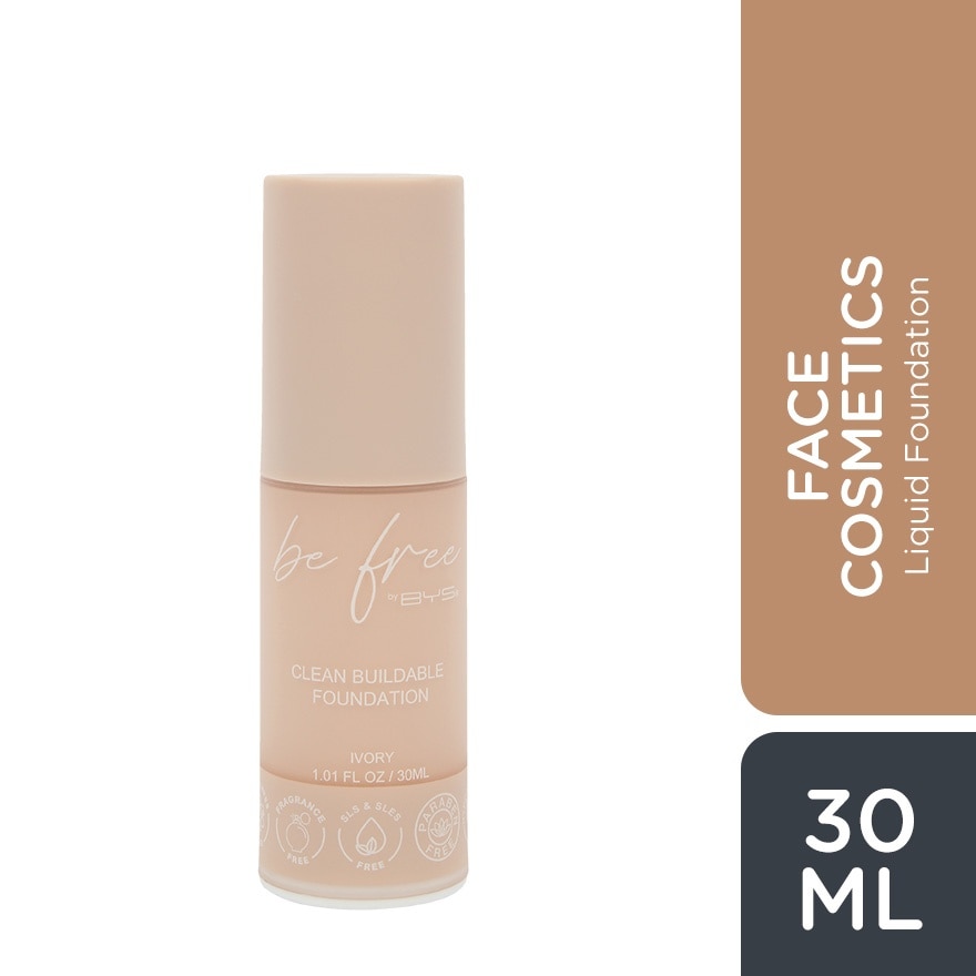 BE FREE by BYS Liquid Foundation Ivory 30ML