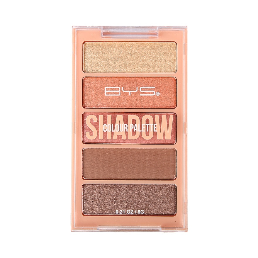 Horizontal Eyeshadow Palette 5 Piece - Sun Kissed