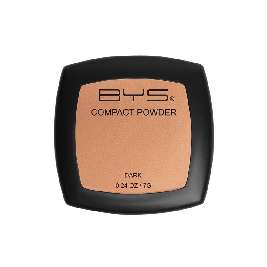 BYS Compact Powder 2 Layer With Sponge Dark