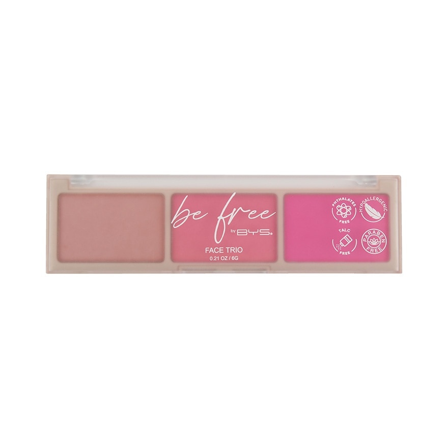BE FREE by BYS 3pc Face Trio Rose Glow