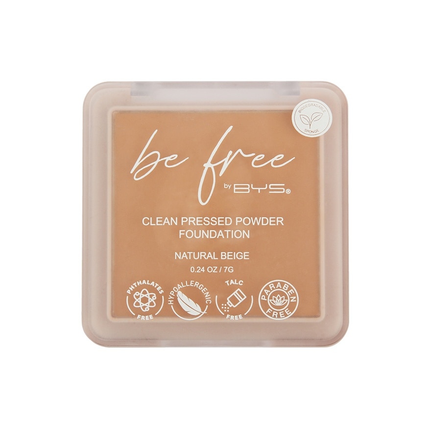 BE FREE by BYS Pressed Powder Natural Beige 7G