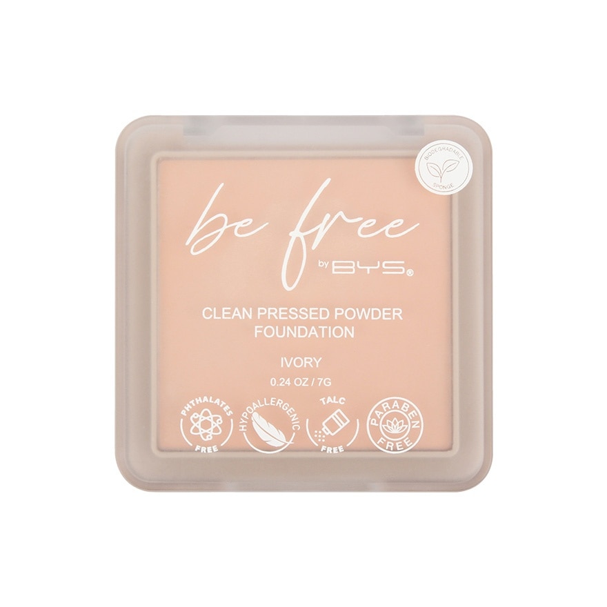 BE FREE by BYS Pressed Powder Ivory 7G