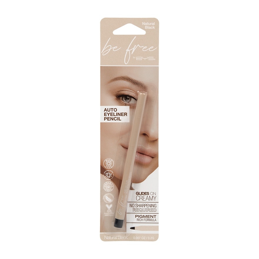 BYS BE FREE Auto Eyeliner Pencil Natural Black