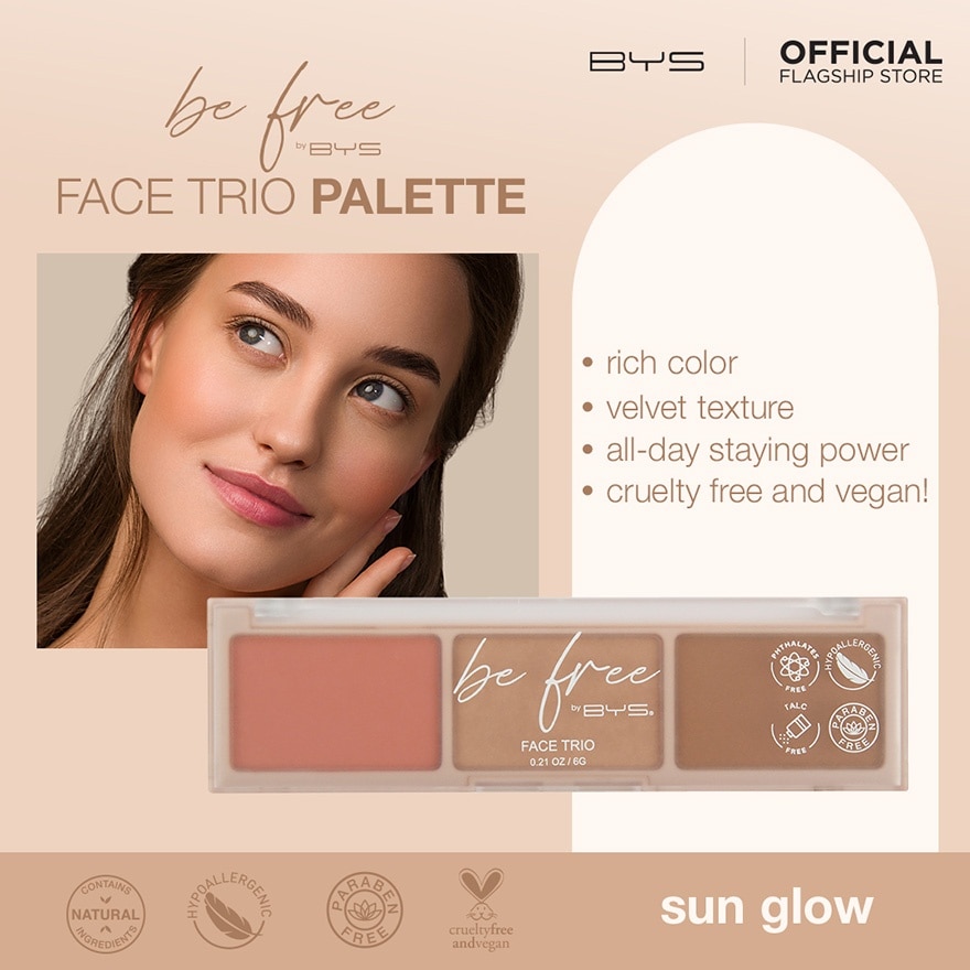BE FREE by BYS 3pc Face Trio Sun Glow