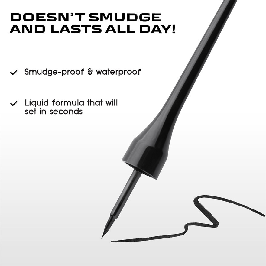 Liquid Eyeliner Wateproof & Smudgeproof Coletfbl