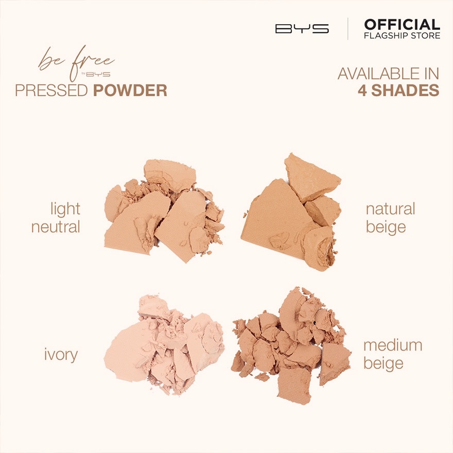 BE FREE by BYS Pressed Powder Ivory 7G