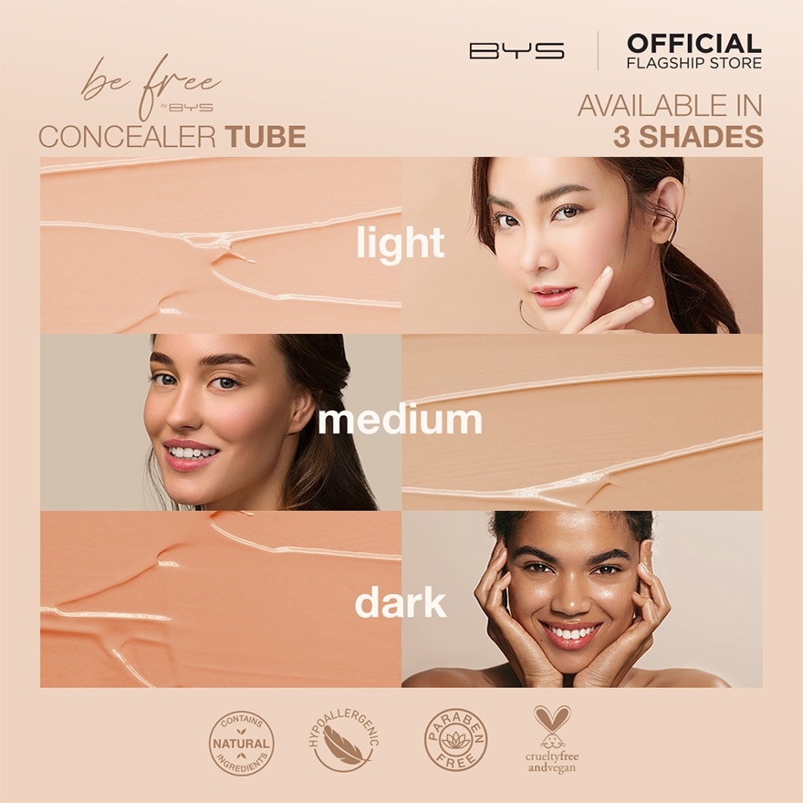 BE FREE by BYS Concealer Medium 7.5ML