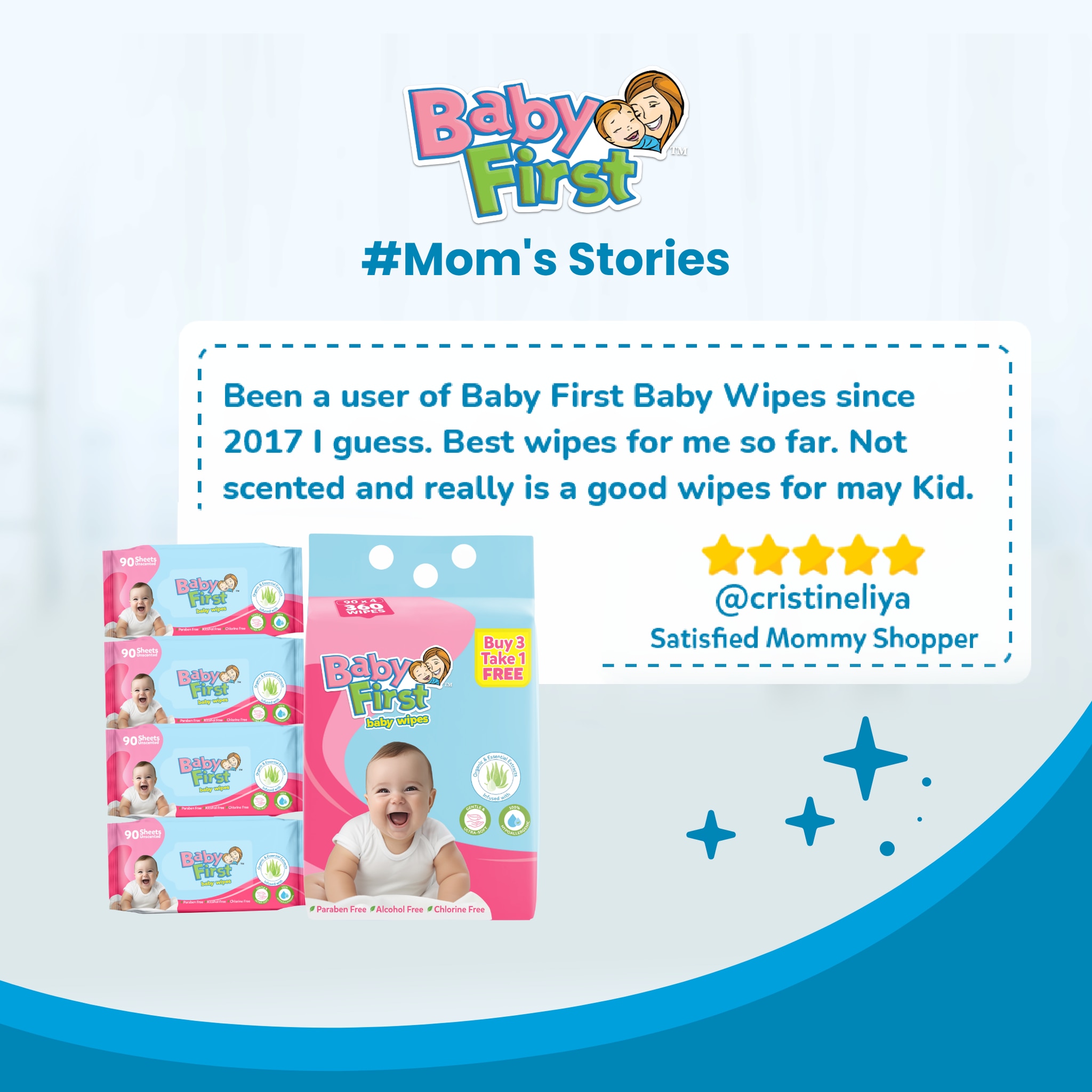 Baby First Baby Wipes 90S 3 Plus 1