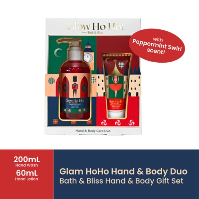 BATH AND BLISS BATH AND BLISS Glow Ho Ho Hand and Body Care Duo 200ml and 60ml image