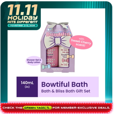 BATH AND BLISS BATH AND BLISS Bowtiful Bath Gift Set 140ml x 2 image