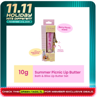 BATH AND BLISS BATH AND BLISS Summer Picnic Lip Butter with Charm 10g image