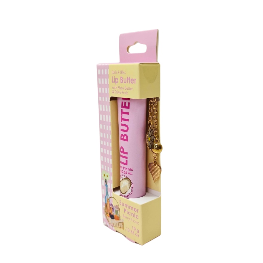 BATH AND BLISS Summer Picnic Lip Butter with Charm 10g image