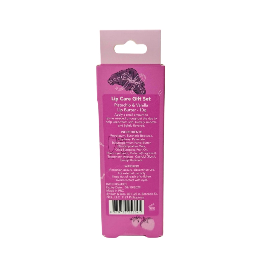 BATH AND BLISS Coquette Lip Butter with Charm 10g image