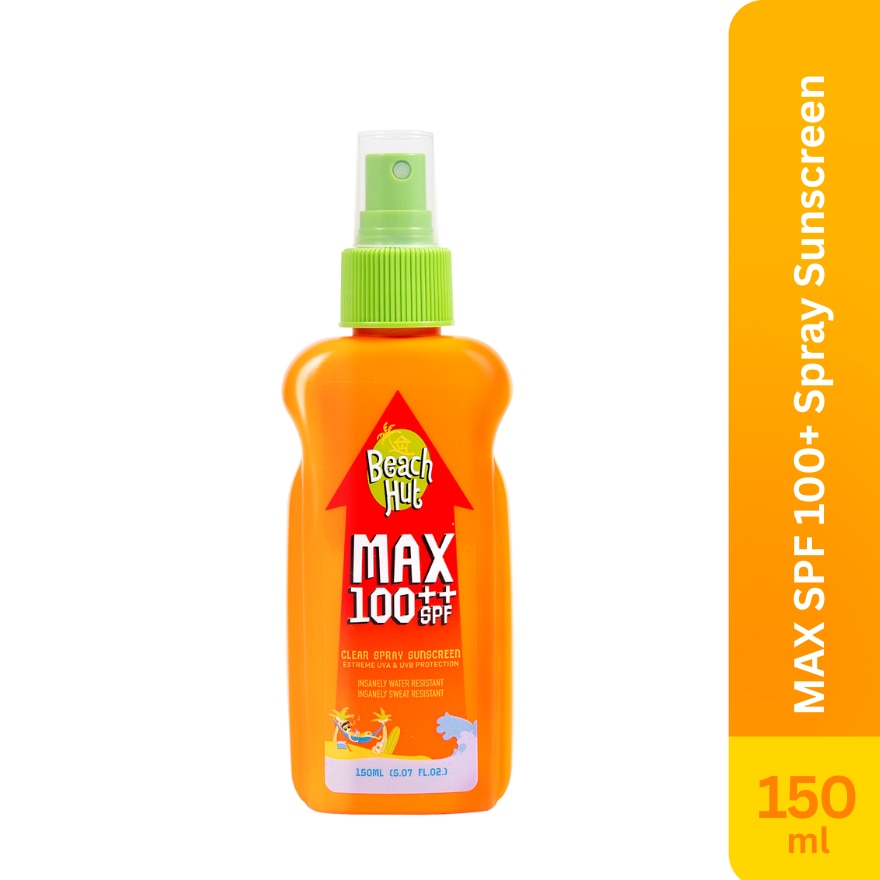 Max Clear Spray Sunscreen SPF100 150mL