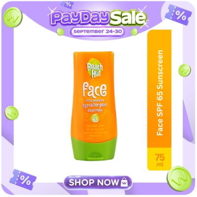 BEACH HUT Face Sunblock SPF65 75ml image