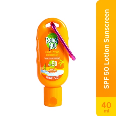 BEACH HUT BEACH HUT Spf50 40ml Lotion W/ Carabiner