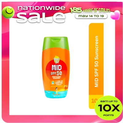 BEACH HUT - Mid SPF 50 Moisturizing Sunscreen 100ml