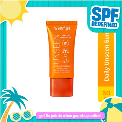BEACH HUT - BEACH HUT SPF50+Unseen Clear Gel Face Sunscreen