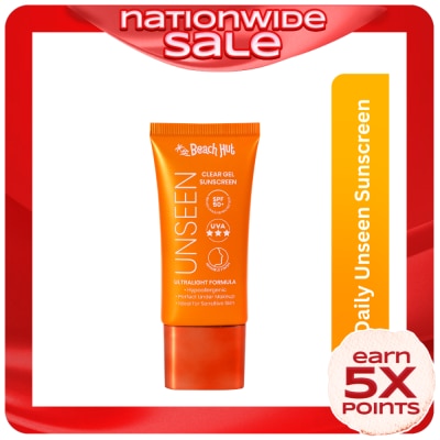 BEACH HUT BEACH HUT SPF50+Unseen Clear Gel Face Sunscreen
