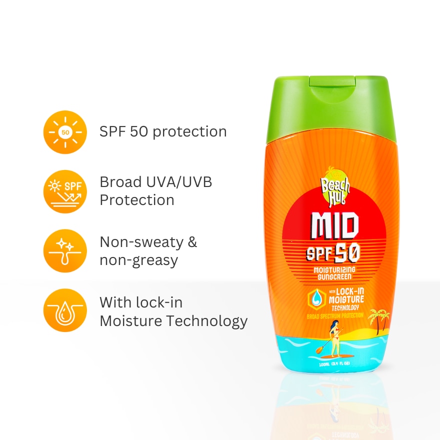 Mid SPF 50 Moisturizing Sunscreen 100ml