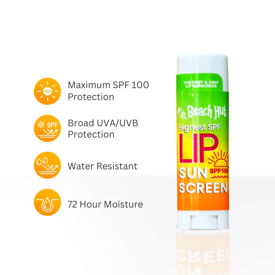 BEACH HUT Lip Sunscreen Spf 100++ 4G