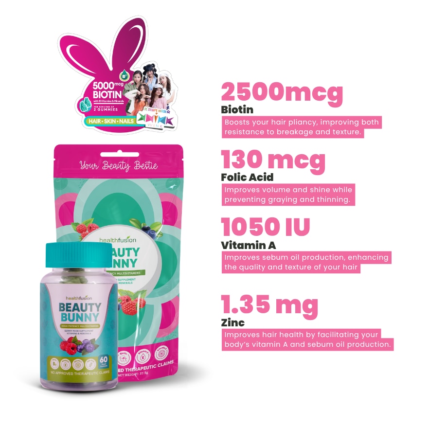 Beauty Bunny Biotin 60s image