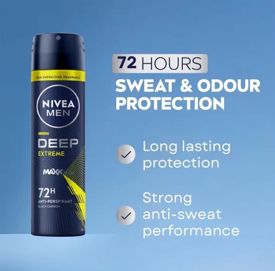 NIVEA Men Deep Extreme Deo Spray 150ml Bundle