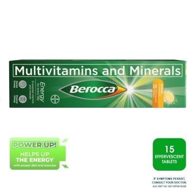 BEROCCA - Berocca Effervescent Tablet Mango Orange Flavor 15s image