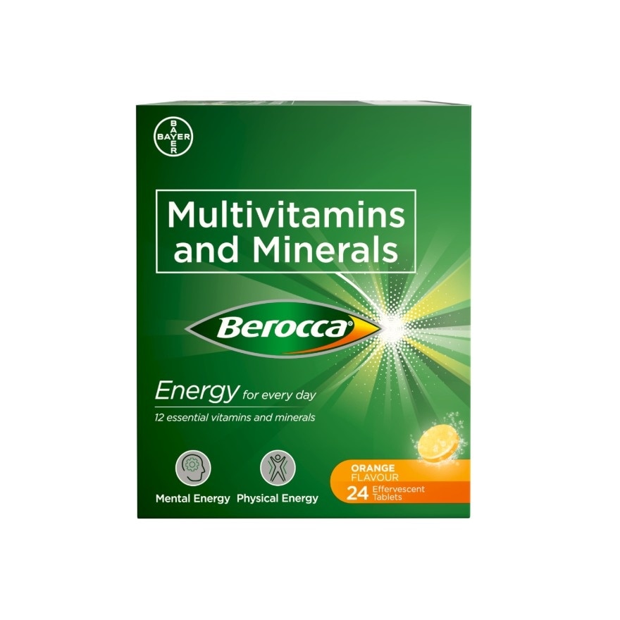 Berocca Effervescent Tablet Orange Flavor image