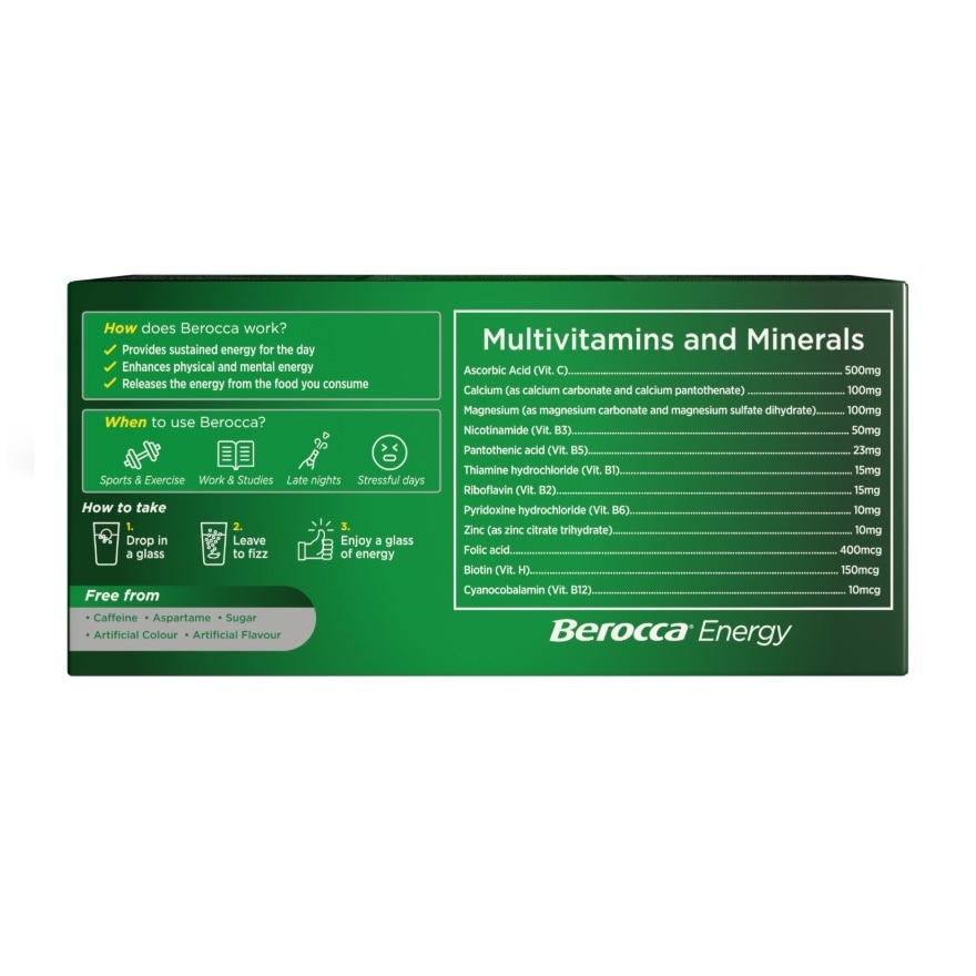Berocca Effervescent Tablet Orange Flavor 30s image