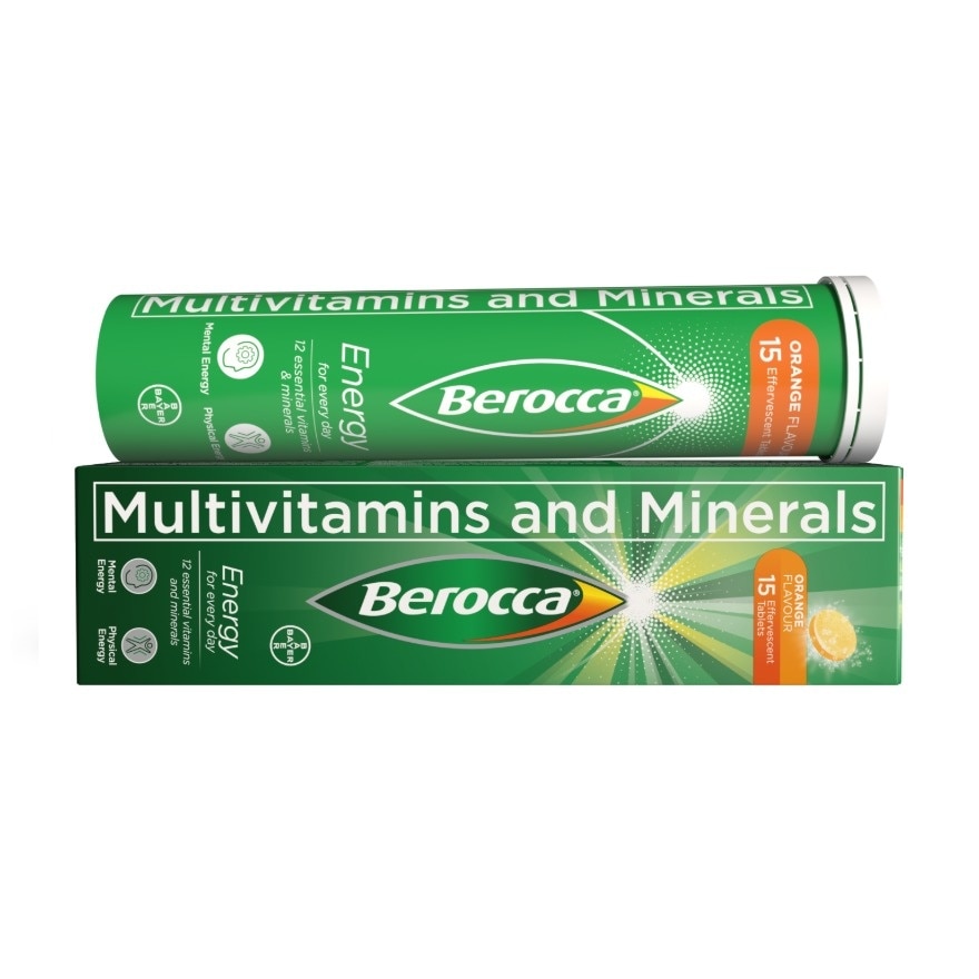 Berocca Effervescent Tablet Orange Flavor 15s image