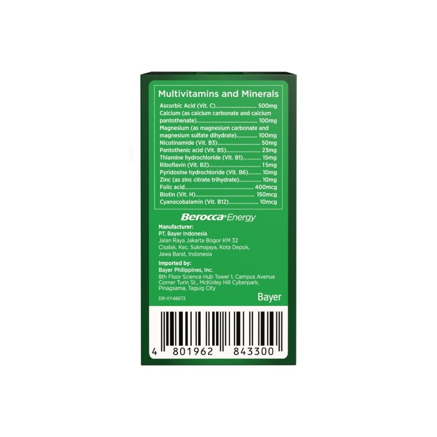 Berocca Effervescent Tablet Orange Flavor image