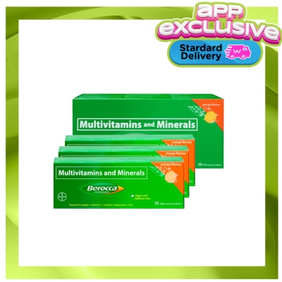 BEROCCA - BEROCCA ORANGE 30S FREE 3X ORANGE 10S