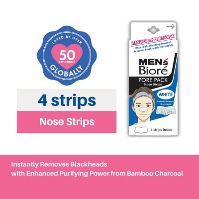 BIORE Men's Biore Pore Pack - White