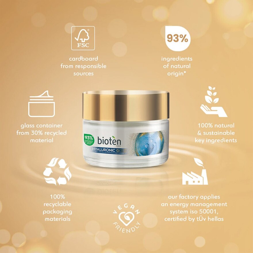 BIOTEN HYAL GOLD NGHT CREAM 93 50ml