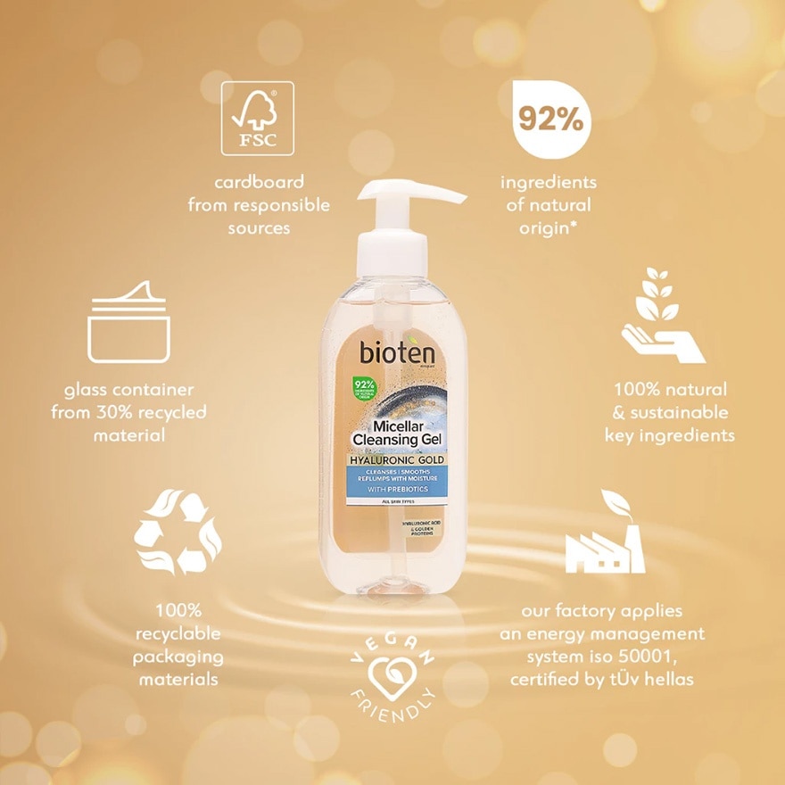 BIOTEN CLN GEL HYL GLD ALLSKIN 200ml