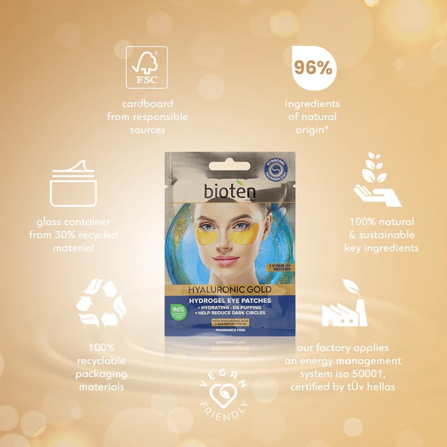 BIOTEN EYE PATCHES HYALUR GOLD 35g