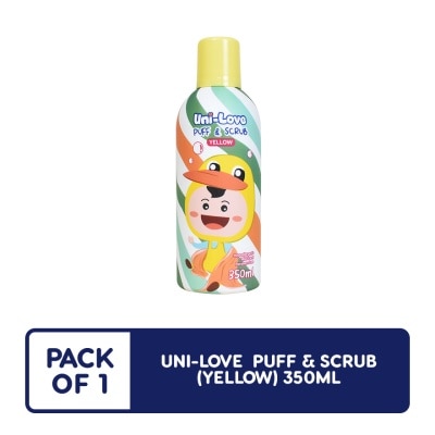 UNILOVE Uni-Love Puff & Scrub (Yellow) 350ml